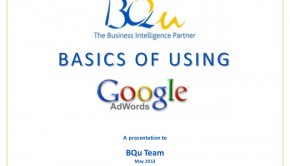 The basics of using Google Adwords